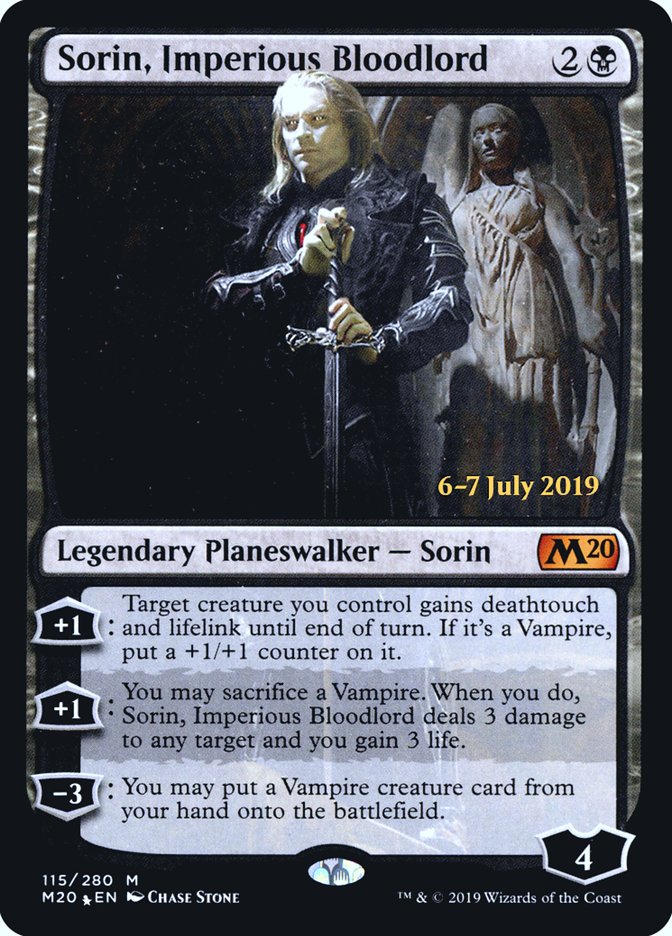 Sorin, Imperious Bloodlord [Core Set 2020 Prerelease Promos] | Gate City Games LLC
