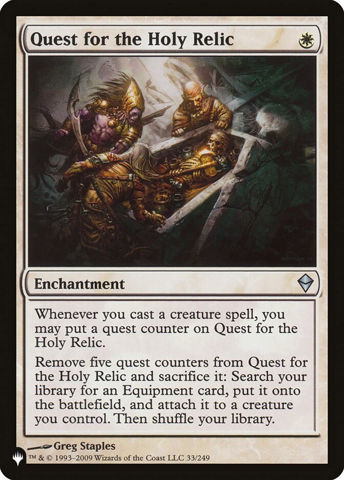 Quest for the Holy Relic [The List] | Gate City Games LLC