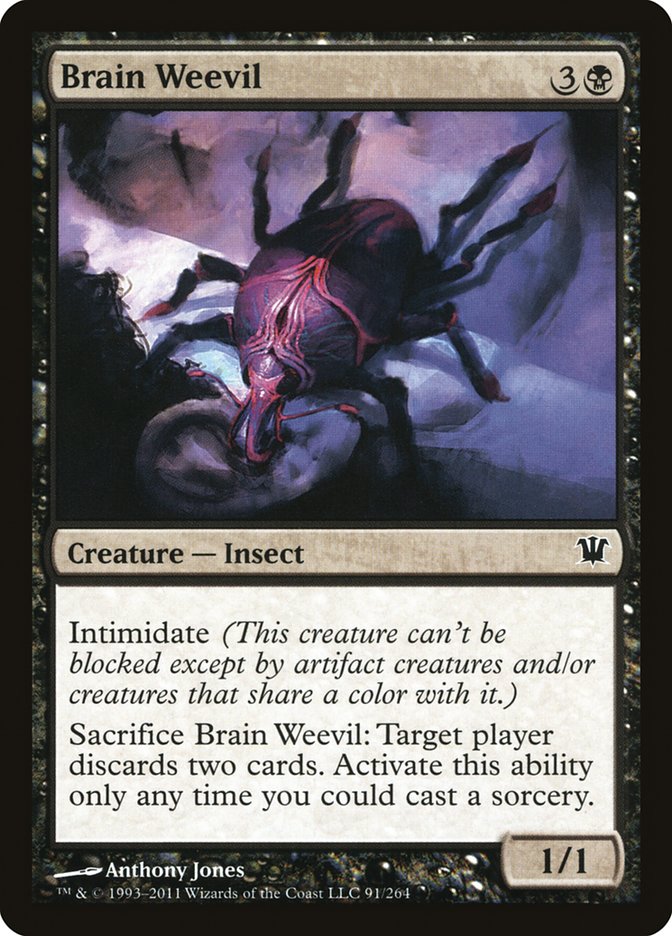 Brain Weevil [Innistrad] | Gate City Games LLC