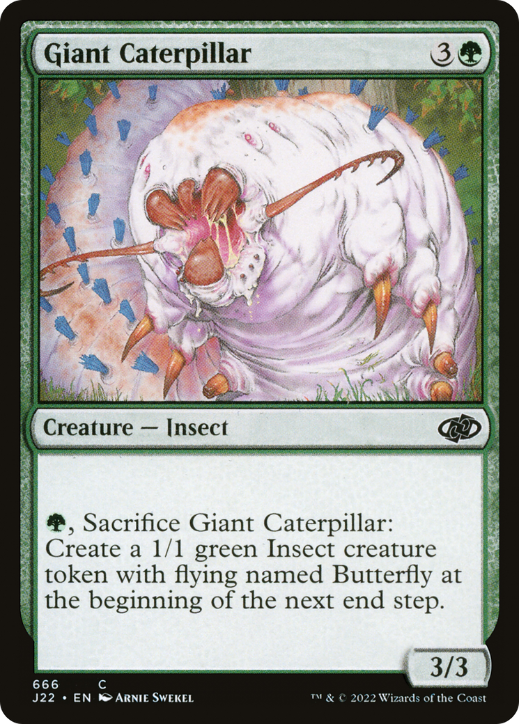 Giant Caterpillar [Jumpstart 2022] | Gate City Games LLC