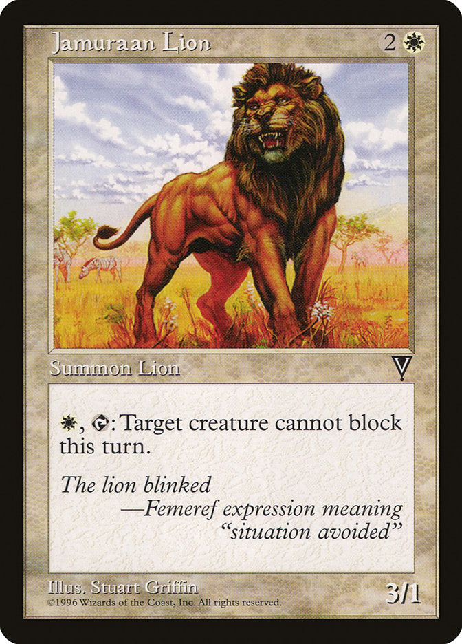 Jamuraan Lion [Visions] | Gate City Games LLC
