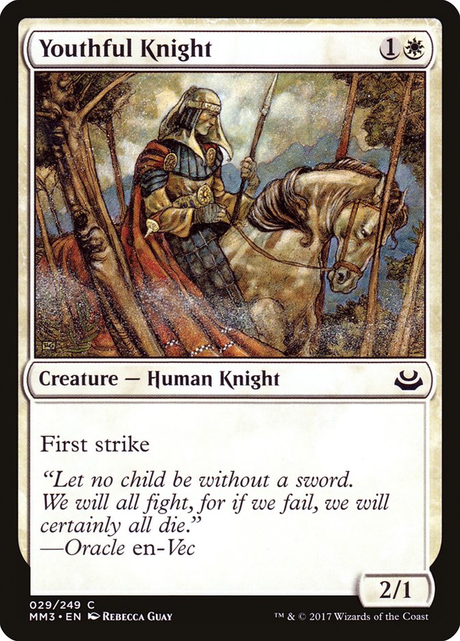Youthful Knight [Modern Masters 2017] | Gate City Games LLC