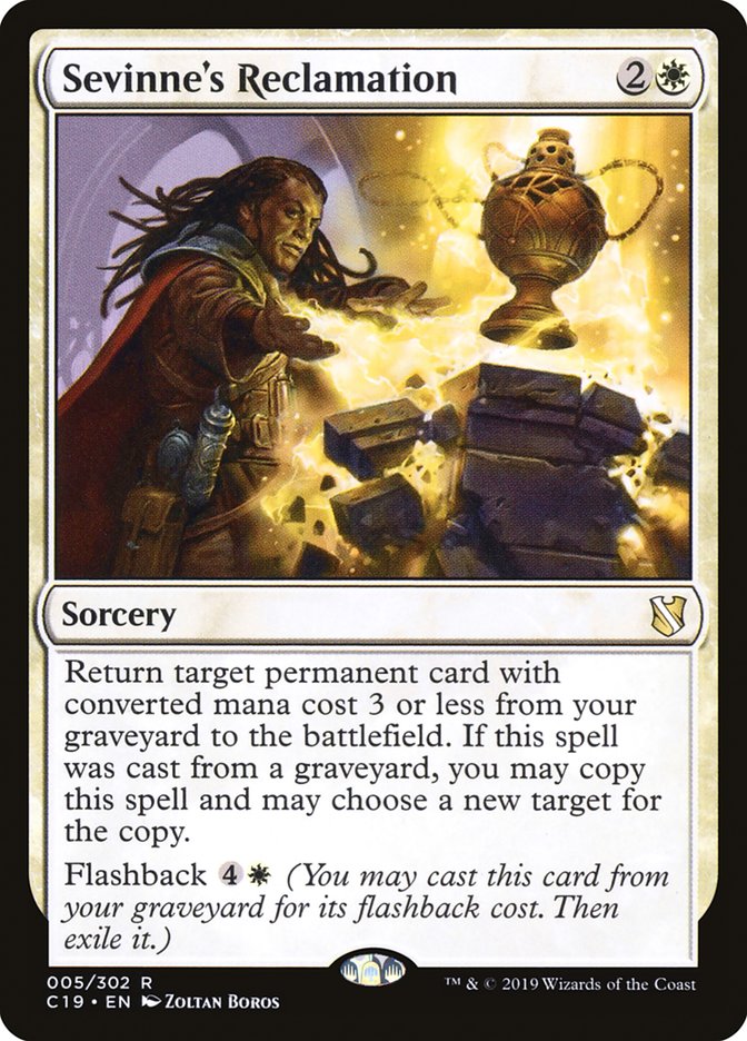 Sevinne's Reclamation [Commander 2019] | Gate City Games LLC