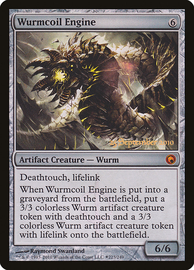 Wurmcoil Engine [Scars of Mirrodin Prerelease Promos] | Gate City Games LLC