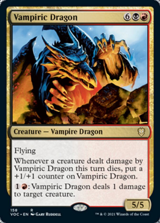 Vampiric Dragon [Innistrad: Crimson Vow Commander] | Gate City Games LLC
