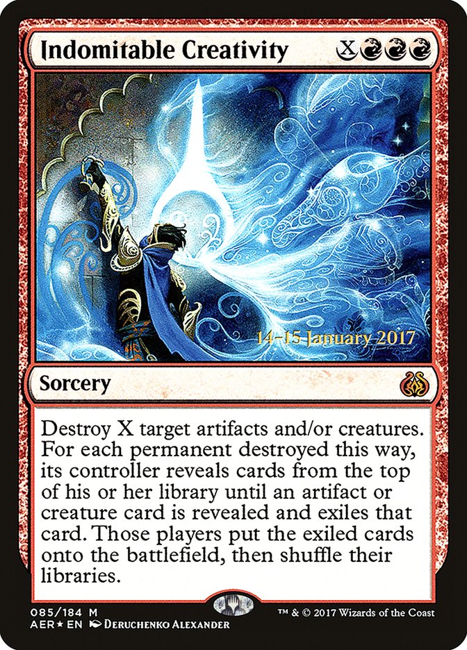 Indomitable Creativity [Aether Revolt Prerelease Promos] | Gate City Games LLC