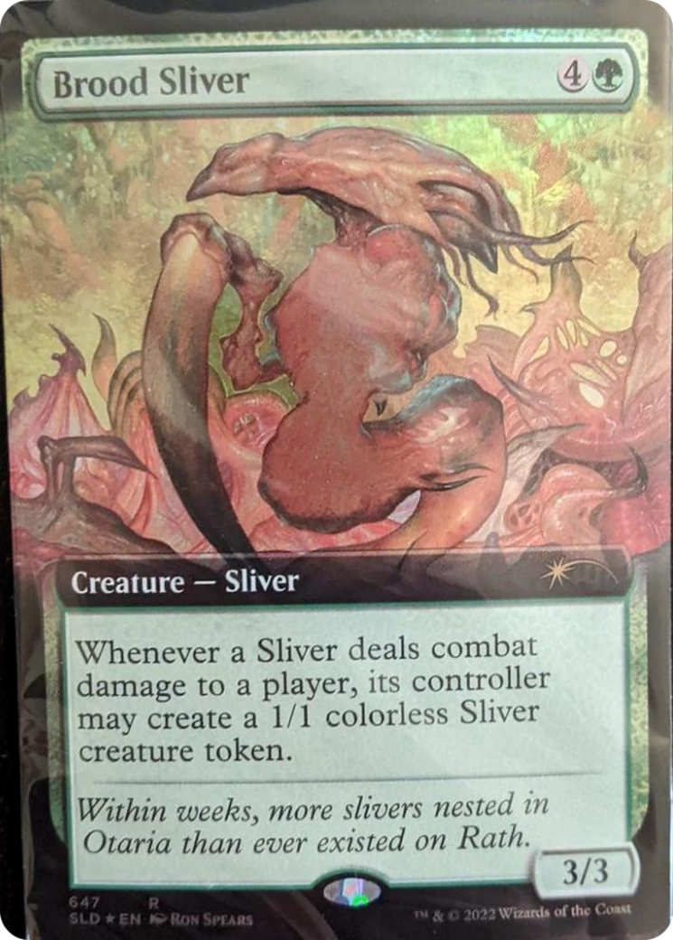 Brood Sliver (Extended Art) [Secret Lair Drop Promos] | Gate City Games LLC