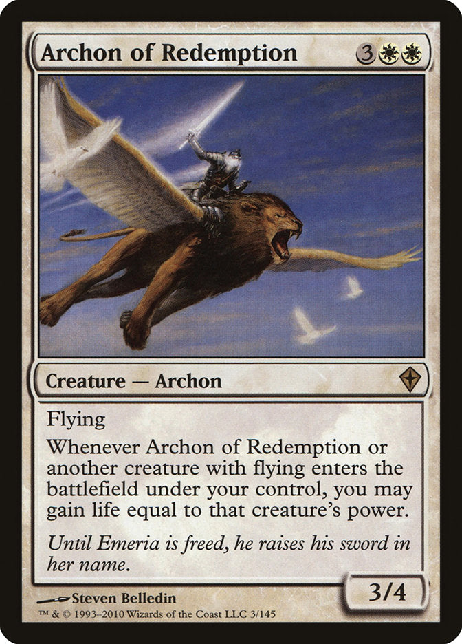 Archon of Redemption [Worldwake] | Gate City Games LLC