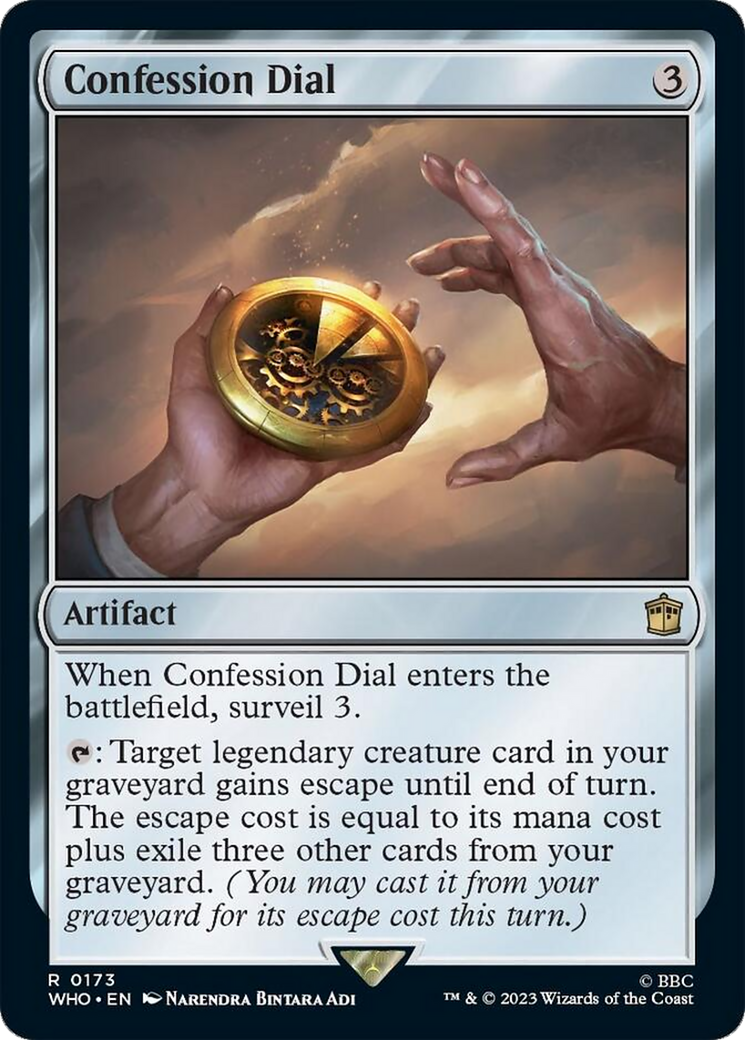 Confession Dial [Doctor Who] | Gate City Games LLC