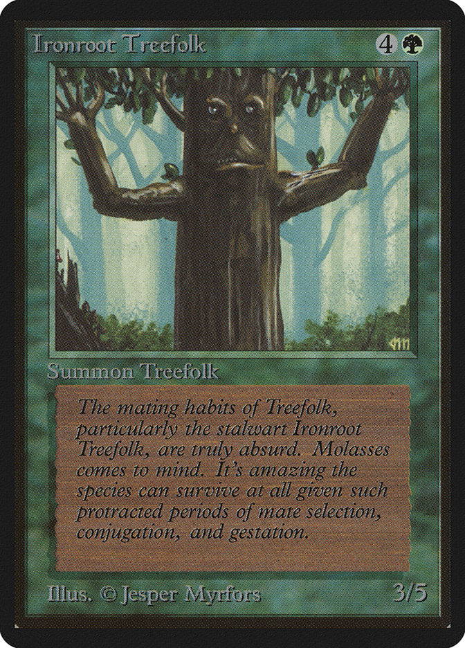 Ironroot Treefolk [Beta Edition] | Gate City Games LLC