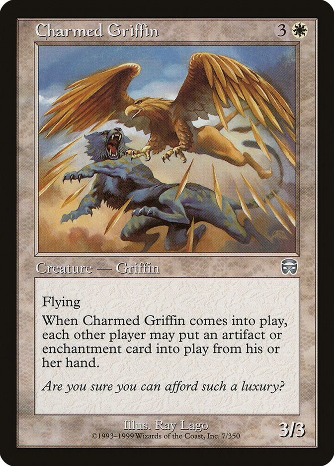Charmed Griffin [Mercadian Masques] | Gate City Games LLC