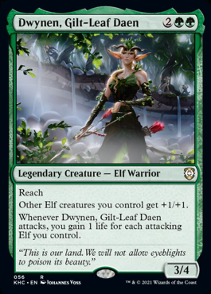 Dwynen, Gilt-Leaf Daen [Kaldheim Commander] | Gate City Games LLC