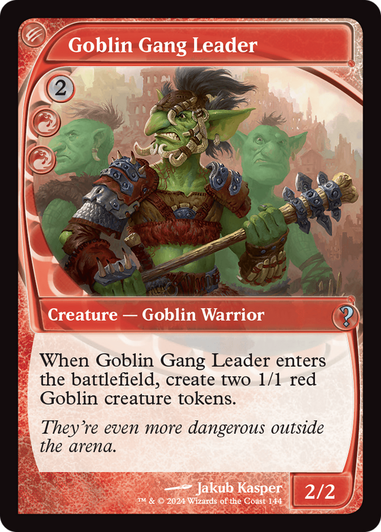 Goblin Gang Leader (Future Sight) [Mystery Booster 2] | Gate City Games LLC