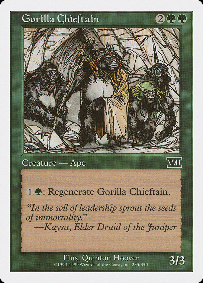 Gorilla Chieftain [Classic Sixth Edition] | Gate City Games LLC