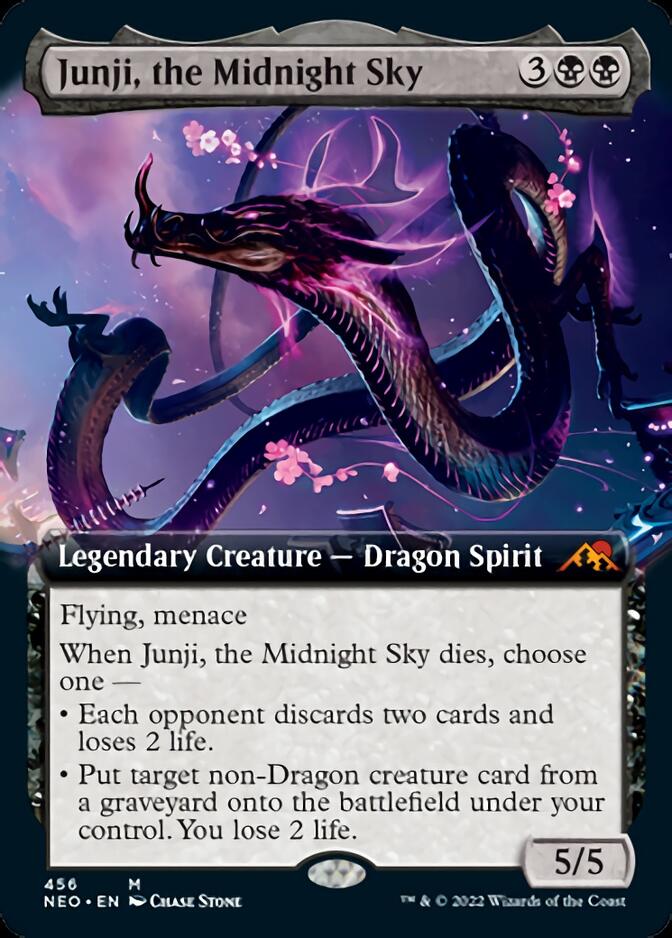 Junji, the Midnight Sky (Extended Art) [Kamigawa: Neon Dynasty] | Gate City Games LLC