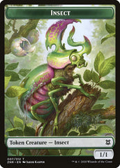 Angel Warrior // Insect Double-Sided Token [Zendikar Rising Tokens] | Gate City Games LLC