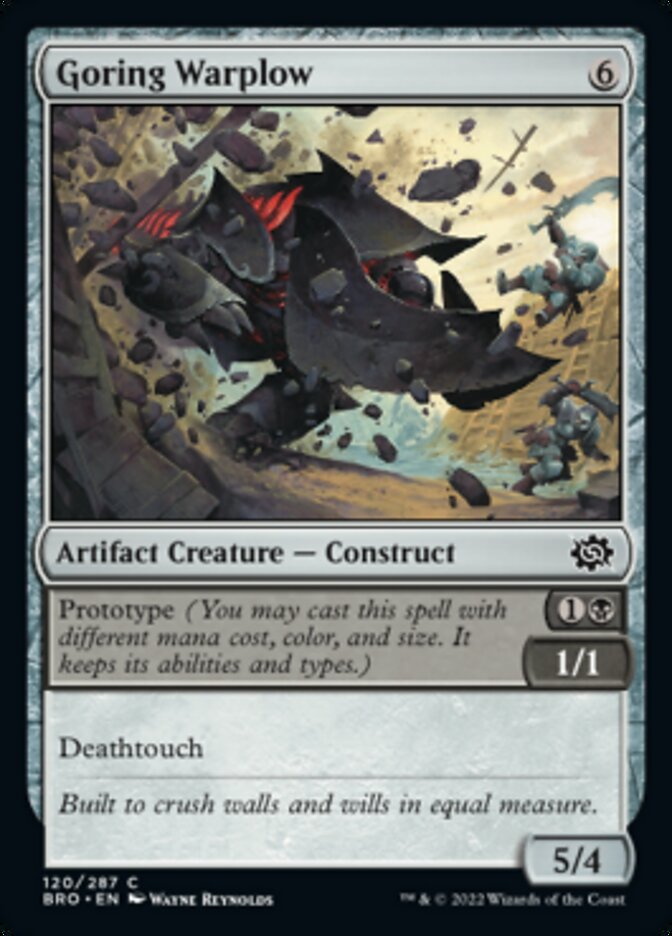 Goring Warplow [The Brothers' War] | Gate City Games LLC