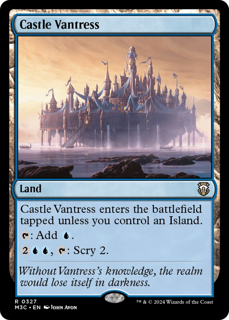 Castle Vantress (Ripple Foil) [Modern Horizons 3 Commander] | Gate City Games LLC