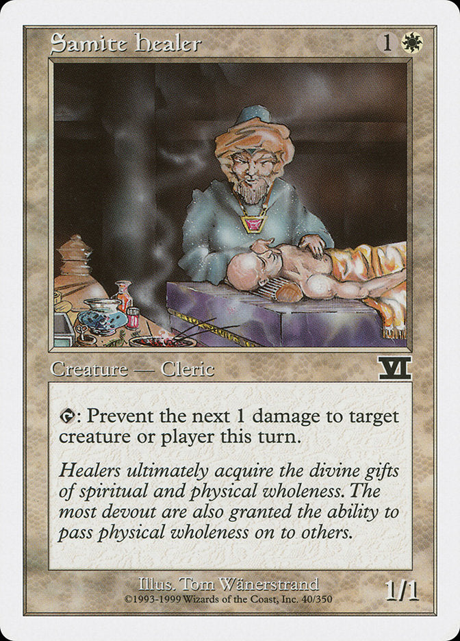 Samite Healer [Classic Sixth Edition] | Gate City Games LLC