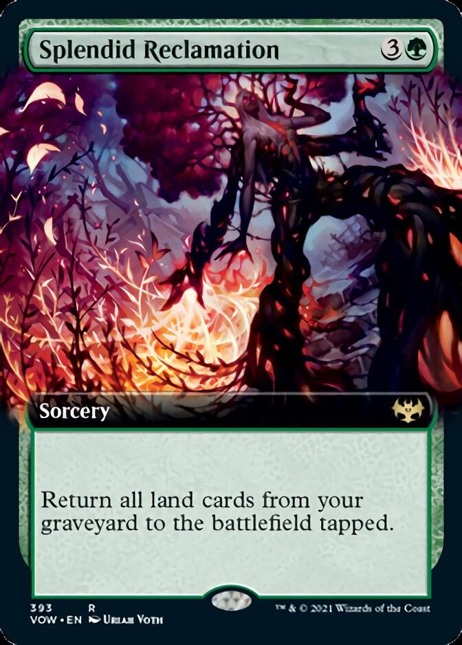 Splendid Reclamation (Extended Art) [Innistrad: Crimson Vow] | Gate City Games LLC