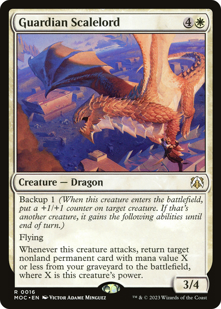 Guardian Scalelord [March of the Machine Commander] | Gate City Games LLC