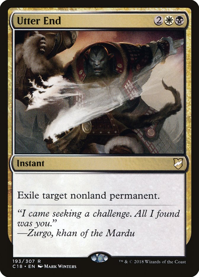 Utter End [Commander 2018] | Gate City Games LLC