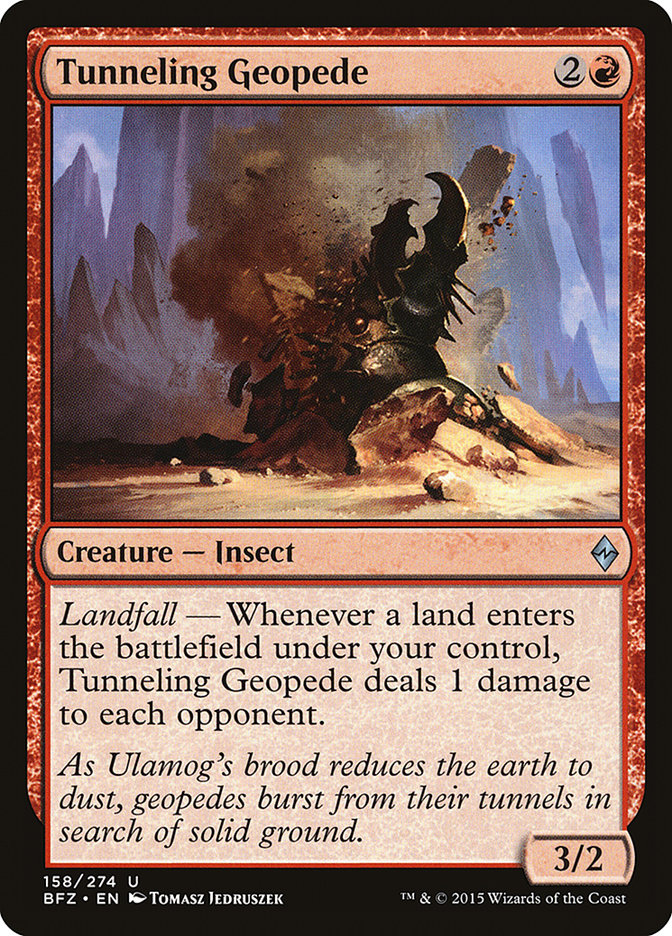 Tunneling Geopede [Battle for Zendikar] | Gate City Games LLC