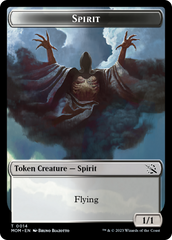 Knight (7) // Spirit (14) Double-Sided Token [March of the Machine Commander Tokens] | Gate City Games LLC
