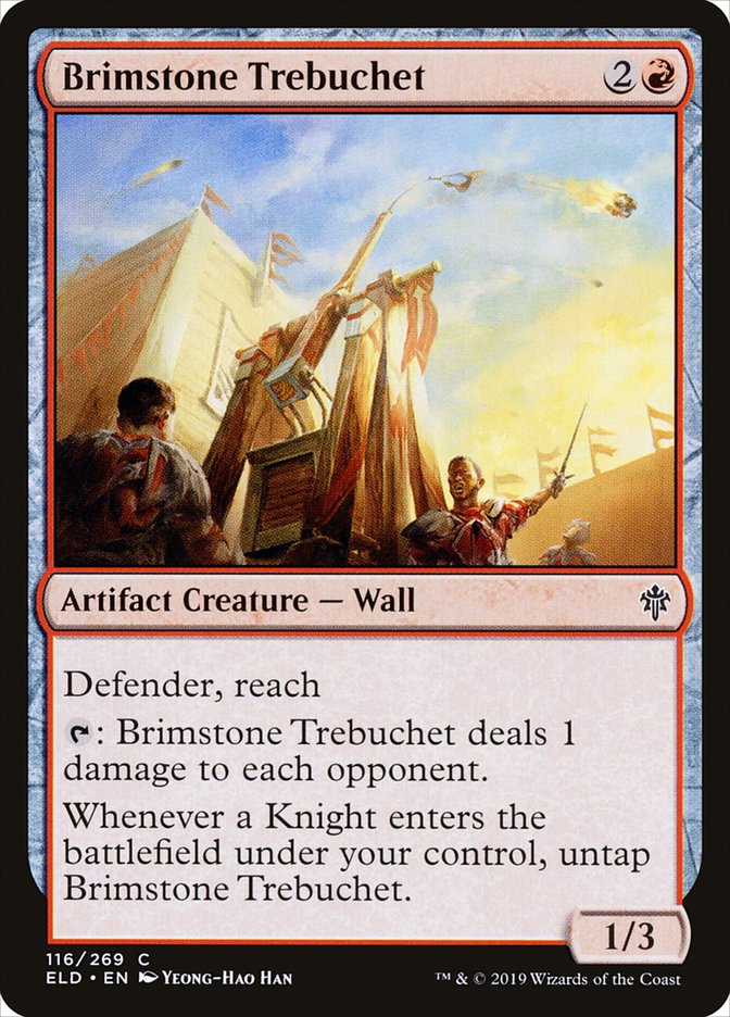 Brimstone Trebuchet [Throne of Eldraine] | Gate City Games LLC