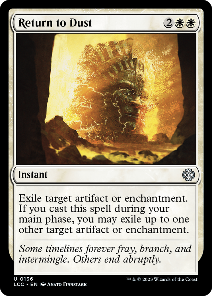 Return to Dust [The Lost Caverns of Ixalan Commander] | Gate City Games LLC