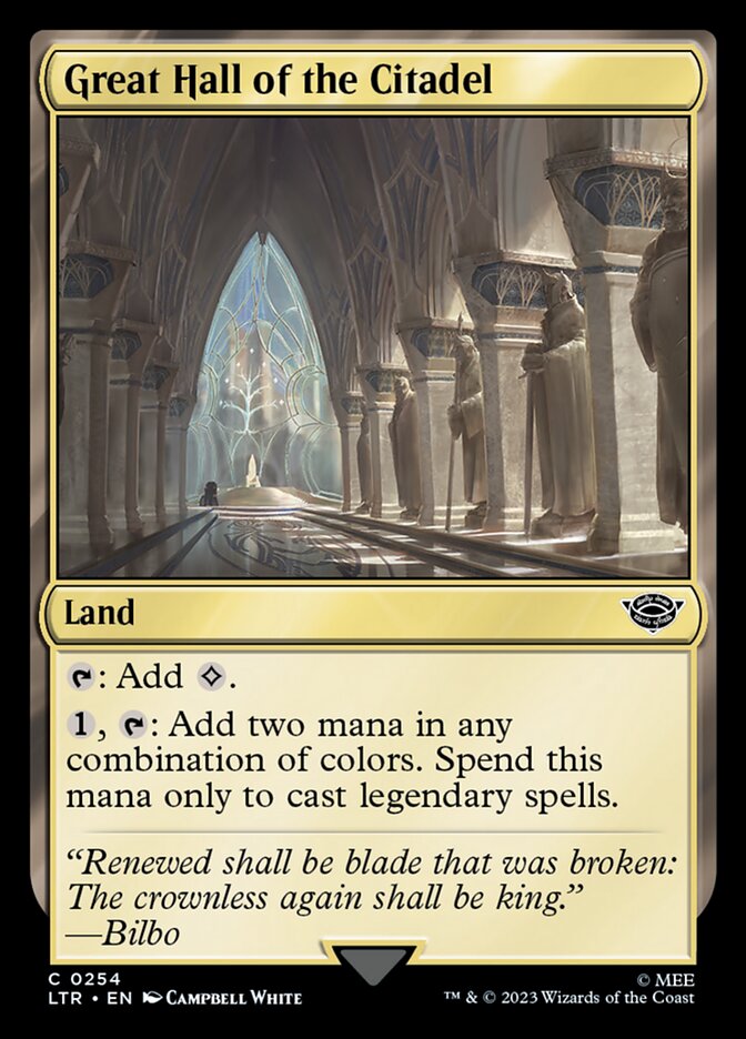 Great Hall of the Citadel [The Lord of the Rings: Tales of Middle-Earth] | Gate City Games LLC
