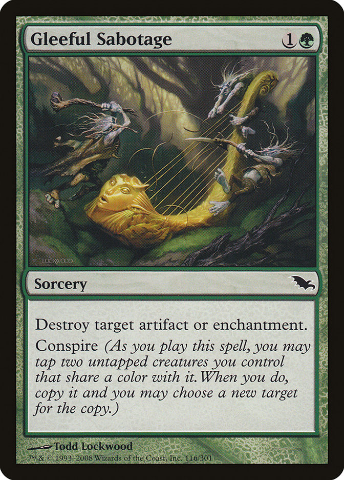 Gleeful Sabotage [Shadowmoor] | Gate City Games LLC