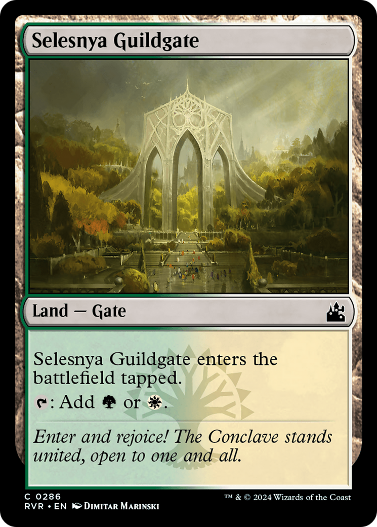 Selesnya Guildgate [Ravnica Remastered] | Gate City Games LLC