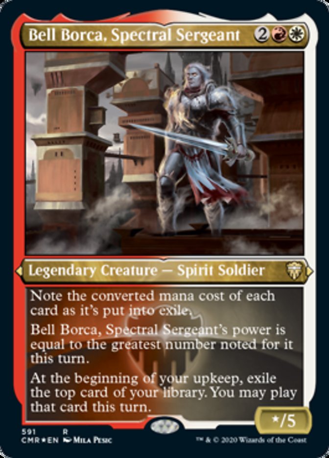 Bell Borca, Spectral Sergeant (Etched) [Commander Legends] | Gate City Games LLC