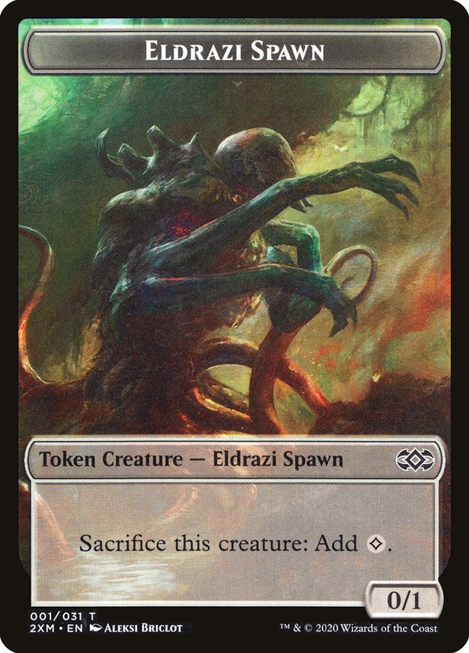 Eldrazi Spawn Token [Double Masters Tokens] | Gate City Games LLC