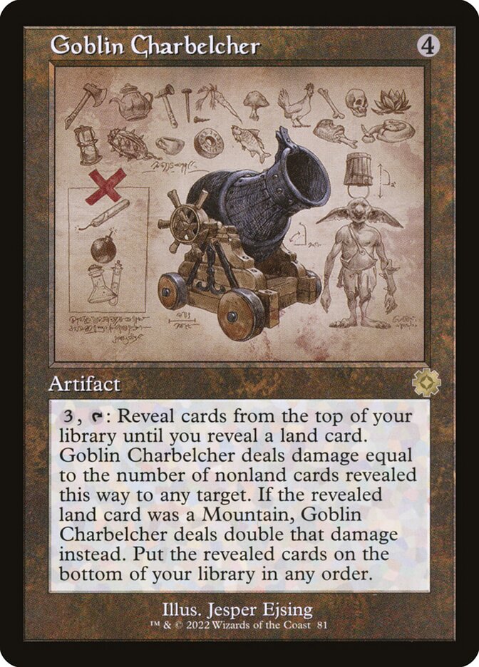 Goblin Charbelcher (Retro Schematic) [The Brothers' War Retro Artifacts] | Gate City Games LLC