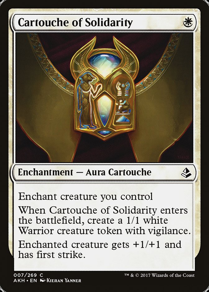 Cartouche of Solidarity [Amonkhet] | Gate City Games LLC