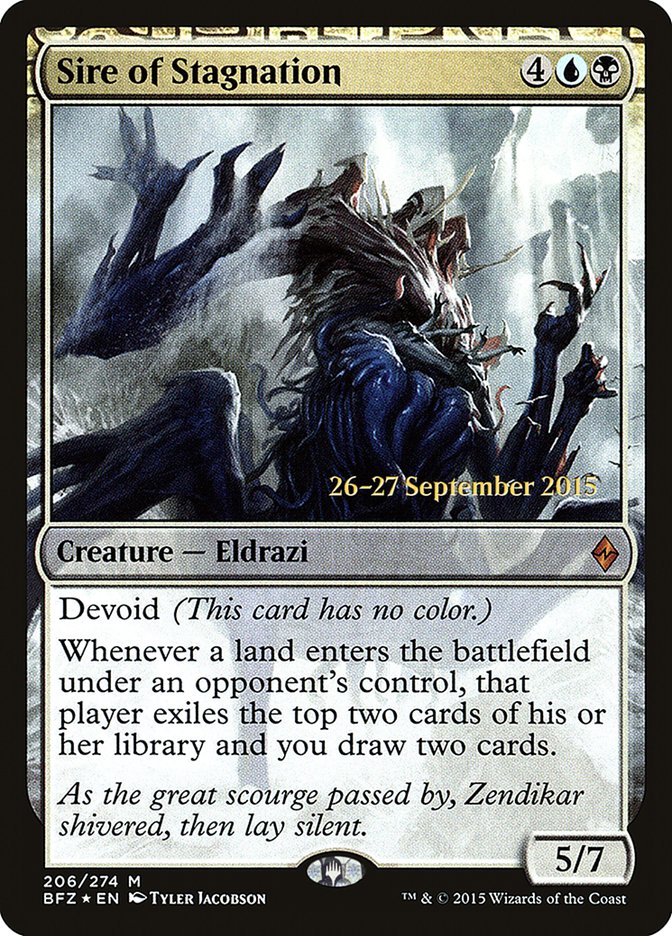 Sire of Stagnation [Battle for Zendikar Prerelease Promos] | Gate City Games LLC