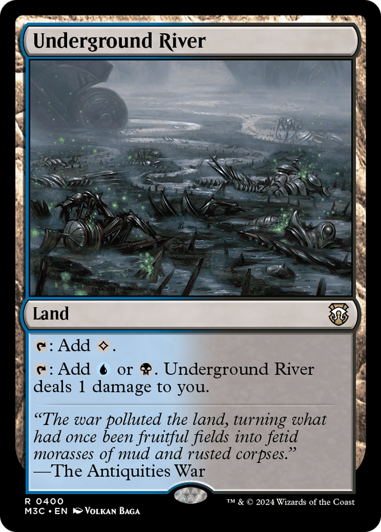 Underground River (Ripple Foil) [Modern Horizons 3 Commander] | Gate City Games LLC