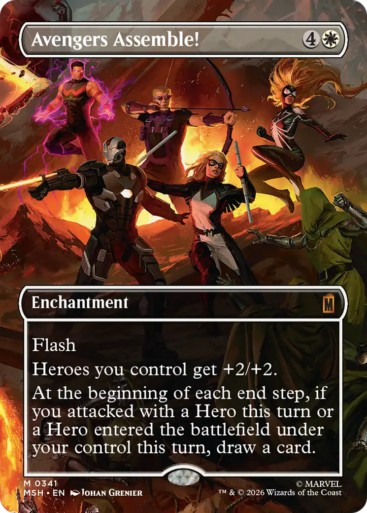 Avengers Assemble! (Borderless) (0341) [Marvel Super Heroes] | Gate City Games LLC
