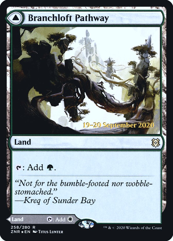 Branchloft Pathway // Boulderloft Pathway [Zendikar Rising Prerelease Promos] | Gate City Games LLC