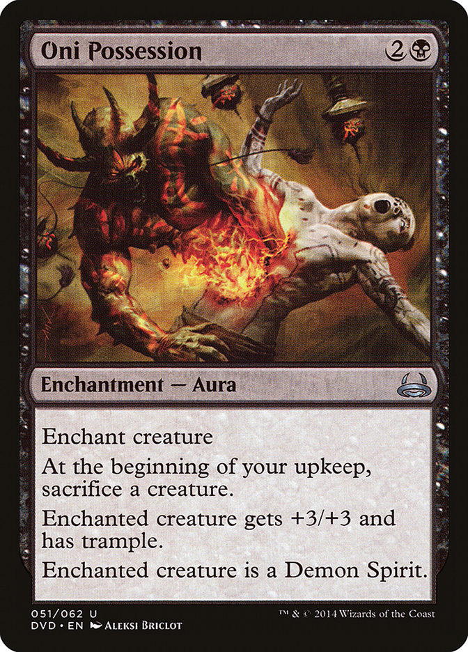 Oni Possession (Divine vs. Demonic) [Duel Decks Anthology] | Gate City Games LLC