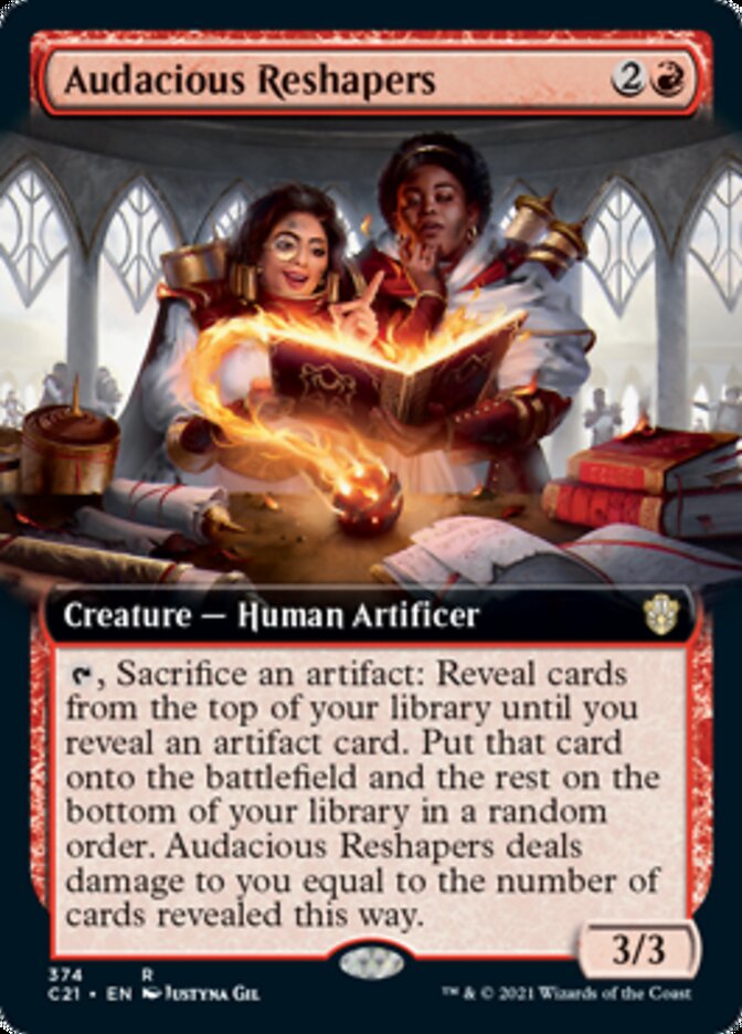 Audacious Reshapers (Extended Art) [Commander 2021] | Gate City Games LLC