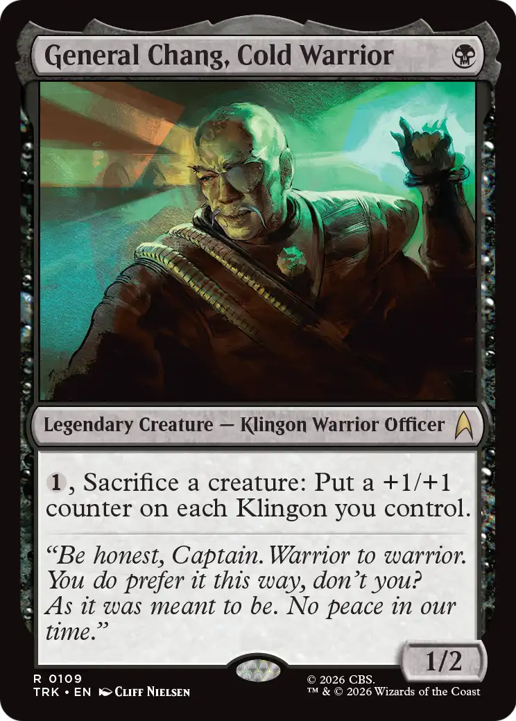 General Chang, Cold Warrior [Star Trek] | Gate City Games LLC