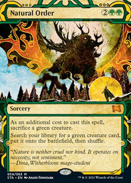 Natural Order (Foil Etched) [Strixhaven: School of Mages Mystical Archive] | Gate City Games LLC