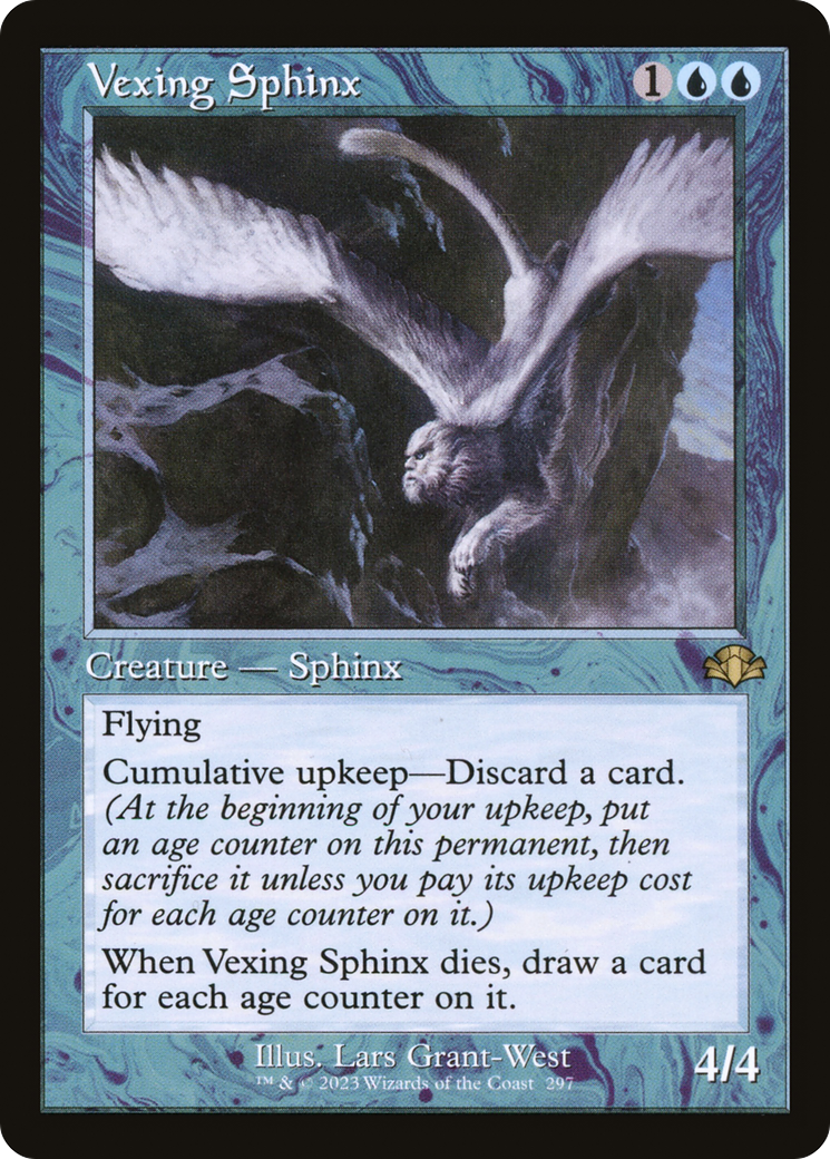 Vexing Sphinx (Retro) [Dominaria Remastered] | Gate City Games LLC