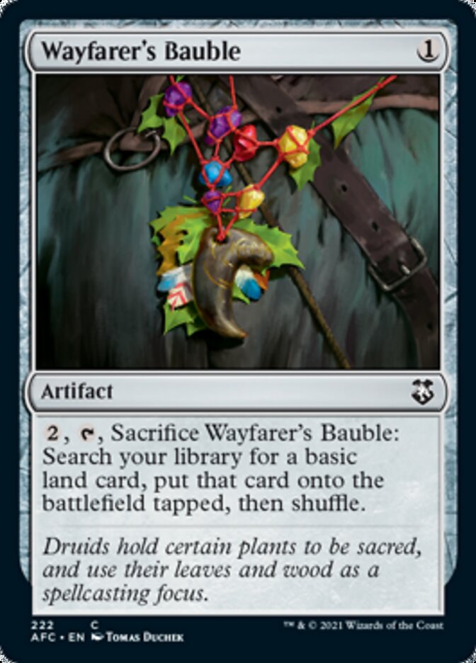Wayfarer's Bauble [Dungeons & Dragons: Adventures in the Forgotten Realms Commander] | Gate City Games LLC