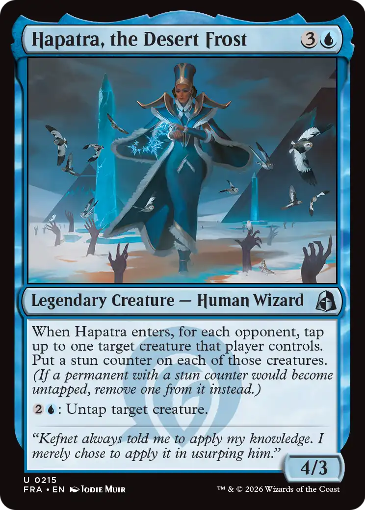 Hapatra, the Desert Frost [Reality Fracture] | Gate City Games LLC