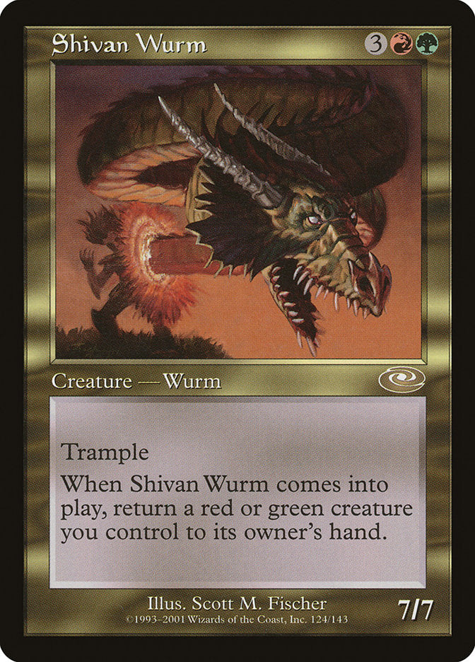 Shivan Wurm [Planeshift] | Gate City Games LLC