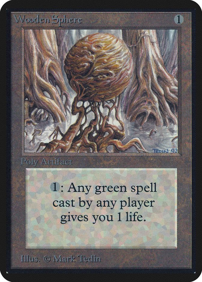 Wooden Sphere [Alpha Edition] | Gate City Games LLC